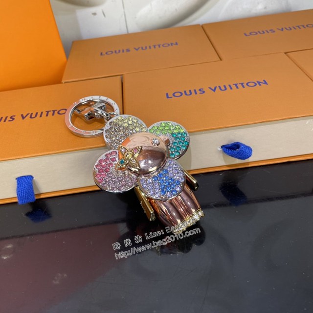 lv專櫃2022新款路易威登吉祥物Vivienne Metal包飾 lv頂級原單金屬鑰匙扣 MP1990 ydh4791